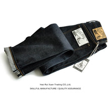 Load image into Gallery viewer, SauceZhan 315XX-18OZ Men Jeans Denim Jeans for Men Taper Fit Selvedge Denim Raw Jeans Blue Jeans Thick 18 OZ Vintage