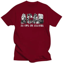 Load image into Gallery viewer, Mens New Clothing Summer Cotton ACAB All Cops Are Bastards Classic harajuku men clothing