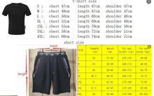 Load image into Gallery viewer, Mens Joggers Sets Clothing Fashion designer Tracksuit Men Short Sleeve Suit Men Casual