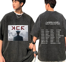 Load image into Gallery viewer, Mens Clothes My Chemical Romance Punk Band Casual Washed Short Sleeved Round Neck Y2k Tshirt Men Clothing New in Top Tees