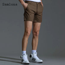 Load image into Gallery viewer, Mens Fashion Leisure Shorts Dark Gray Cotton Pocket Short Bottom Sexy Male Clothing 2024 America and Europe Casual Shorts New
