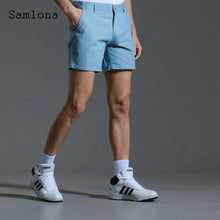 Load image into Gallery viewer, Mens Fashion Leisure Shorts Dark Gray Cotton Pocket Short Bottom Sexy Male Clothing 2024 America and Europe Casual Shorts New