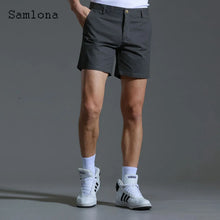 Load image into Gallery viewer, Mens Fashion Leisure Shorts Dark Gray Cotton Pocket Short Bottom Sexy Male Clothing 2024 America and Europe Casual Shorts New