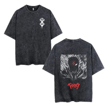 Load image into Gallery viewer, New Arrival Mens Clothes Tee Shirt Homme Graphic T-Shirts Men Tshirt for Men Ropa Hombre Anim Printed Washed Men Clothing 61329