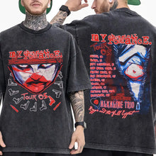 Load image into Gallery viewer, Mens Clothes My Chemical Romance Punk Band Casual Washed Short Sleeved Round Neck Y2k Tshirt Men Clothing New in Top Tees
