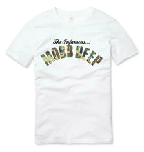 Load image into Gallery viewer, Mens Brand Fashion T-shirt Summer T Shirts Mobb Deep Mens Infamous on Red T-shirt Red Unisex Short Sleeve Male Casual Tee-shirt