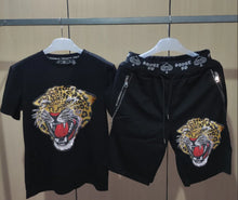 Load image into Gallery viewer, Mens Joggers Sets Clothing Fashion designer Tracksuit Men Short Sleeve Suit Men Casual