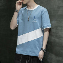 Load image into Gallery viewer, Casual Patchwork Men's Short Sleeve T Shirt