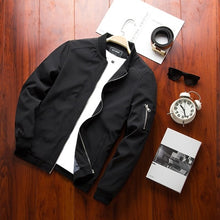 Load image into Gallery viewer, DIMUSI Spring Men's Bomber Zipper Jacket