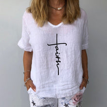 Load image into Gallery viewer, Casual Floral Print Women Elegant V Neck Short Sleeve