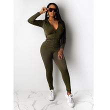 Load image into Gallery viewer, Women's Two Piece Set Tracksuit