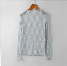 Load image into Gallery viewer, Transparent Loose Women's Lace Blouse