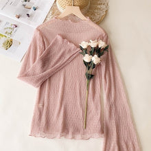 Load image into Gallery viewer, Transparent Loose Women's Lace Blouse