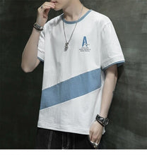 Load image into Gallery viewer, Casual Patchwork Men's Short Sleeve T Shirt