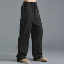 Load image into Gallery viewer, Mens Summer Casual Cotton Linen Loose Drawstring Yoga Pants Trousers  Men Clothing  Pantalones De Hombre Mens Pants
