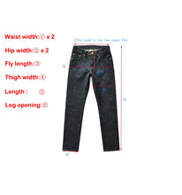 Load image into Gallery viewer, SauceZhan 315XX-18OZ Men Jeans Denim Jeans for Men Taper Fit Selvedge Denim Raw Jeans Blue Jeans Thick 18 OZ Vintage
