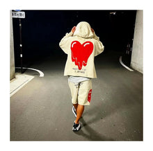 Load image into Gallery viewer, Mens Clothing  Vintage graffiti destroys dirty painted high street loose casual hoodies ropa hombre
