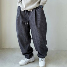 Load image into Gallery viewer, Mens Pants Casual Acrylic Pants Autumn Streetwear Fashion Personality Versatile Trend Comfort Wide-Leg Pants Men'S Clothing
