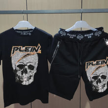 Load image into Gallery viewer, Mens Joggers Sets  Clothing Fashion designer  Tracksuit Men Short Sleeve Suit Men Casual
