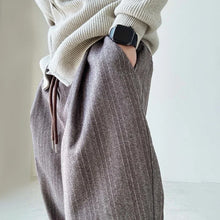 Load image into Gallery viewer, Mens Pants Casual Acrylic Pants Autumn Streetwear Fashion Personality Versatile Trend Comfort Wide-Leg Pants Men'S Clothing
