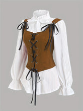Load image into Gallery viewer, European and American fashion women's clothing, corsets, tops, halter tops from the Medieval and Renaissance periods
