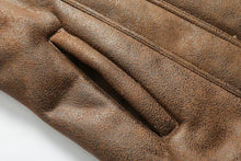 Load image into Gallery viewer, Men Clothing High Quality Male Thicken Leather Jacket Mens Warm Jacket Youth Fashion Casual Coat Winter Men Suede Leather Coat
