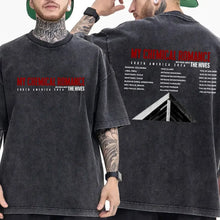 Load image into Gallery viewer, Mens Clothes My Chemical Romance Punk Band Casual Washed Short Sleeved Round Neck Y2k Tshirt Men Clothing New in Top Tees
