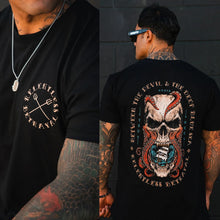 Load image into Gallery viewer, Mens T Shirt Men's Short Sleeve T-shirts Male T-shirt Essentials Clothes Cotton Tee Tops and Tees Gothic Clothing Man New Gym

