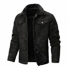 Load image into Gallery viewer, Men Clothing High Quality Male Thicken Leather Jacket Mens Warm Jacket Youth Fashion Casual Coat Winter Men Suede Leather Coat
