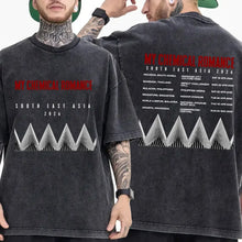 Load image into Gallery viewer, Mens Clothes My Chemical Romance Punk Band Casual Washed Short Sleeved Round Neck Y2k Tshirt Men Clothing New in Top Tees

