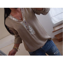 Load image into Gallery viewer, Women's Long Sleeve Loose Blouse
