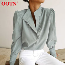 Load image into Gallery viewer, Elegant Womans Turtleneck Blouse
