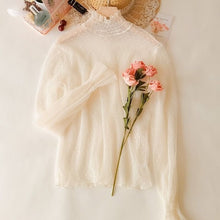 Load image into Gallery viewer, Transparent Loose Women's Lace Blouse
