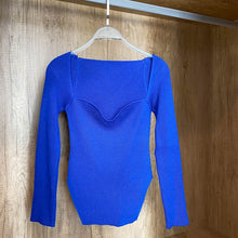 Load image into Gallery viewer, Square Collar Long Sleeve Woman's Sweater

