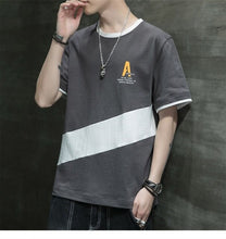 Load image into Gallery viewer, Casual Patchwork Men's Short Sleeve T Shirt
